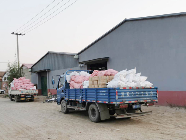 大量庫存及裝車